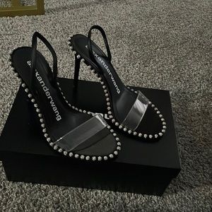 Alexander Wang crystal shoes